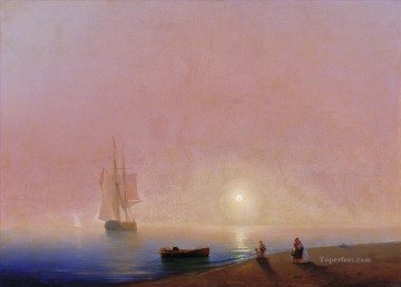 風景 Painting - イワン・アイヴァゾフスキーの別れ 海景